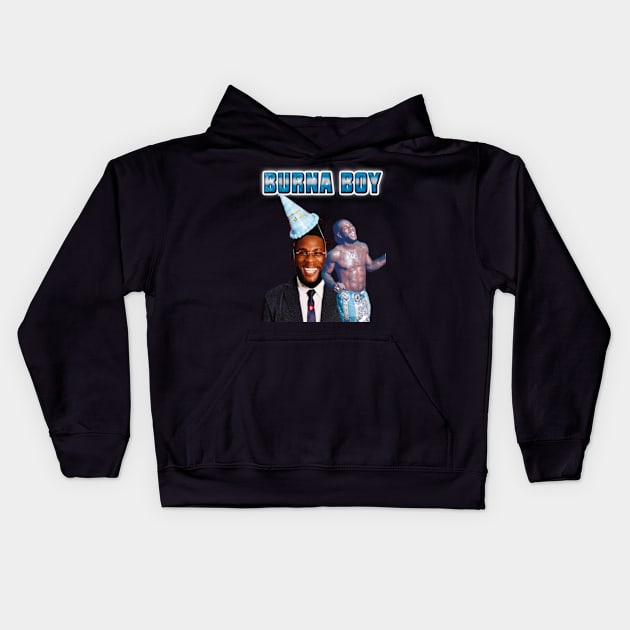 burna boy Kids Hoodie by Rockem